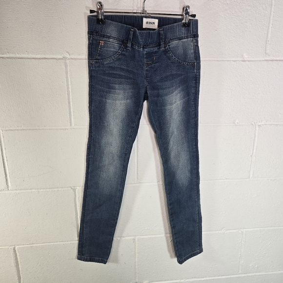 Hudson girls pull on button flap pocket jeans - Picture 7 of 7